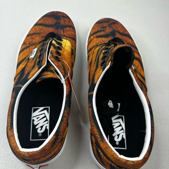 Vans Mens Womens Skate Shoes ERA Size 8.5/10 Tiger/True White NEW - Picture 6 of 14